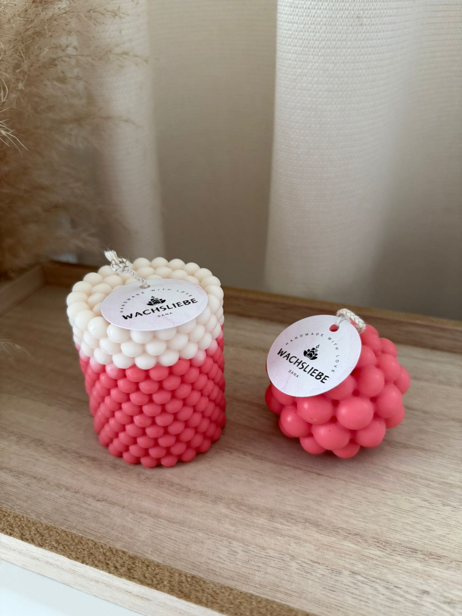 Bubble Kerzen Set