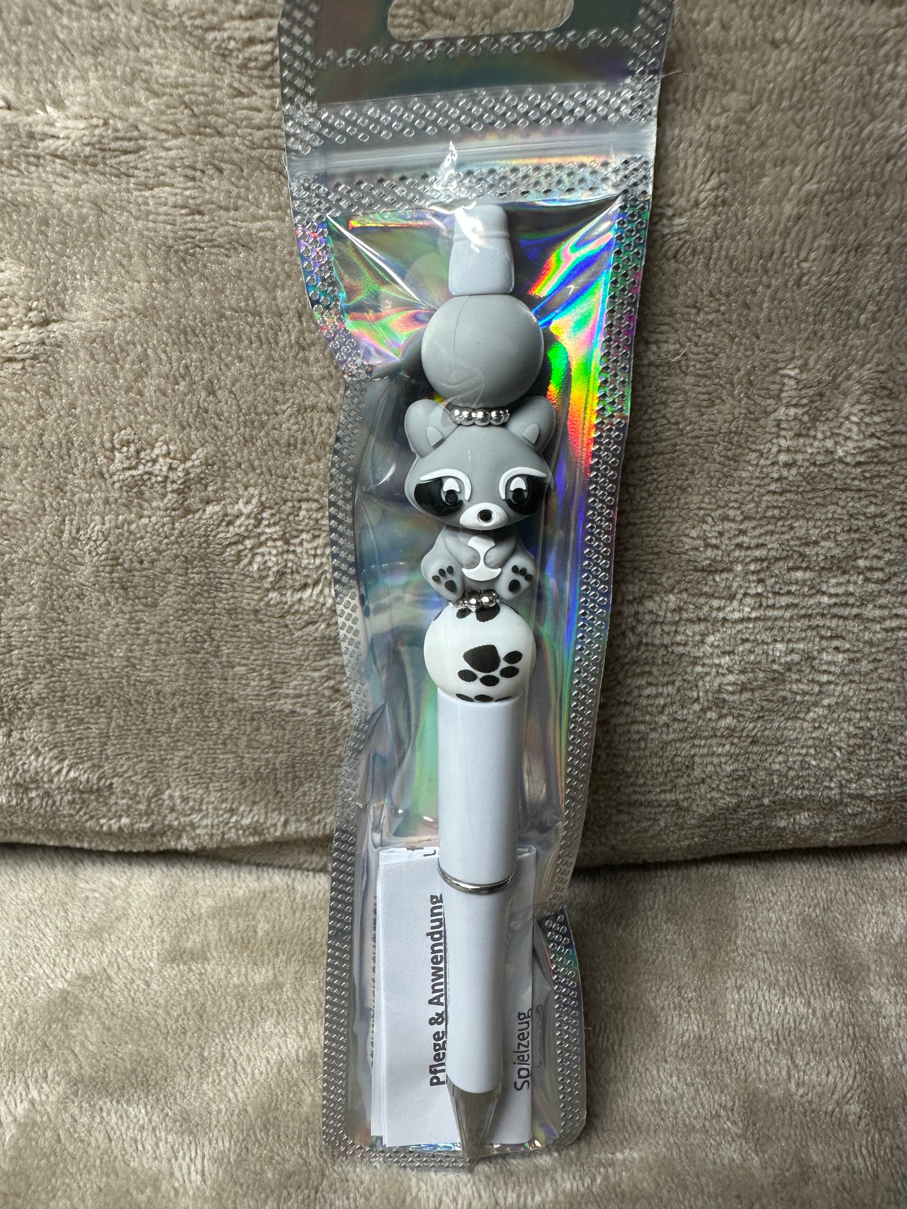 Perlen/ Kulli Waschbär